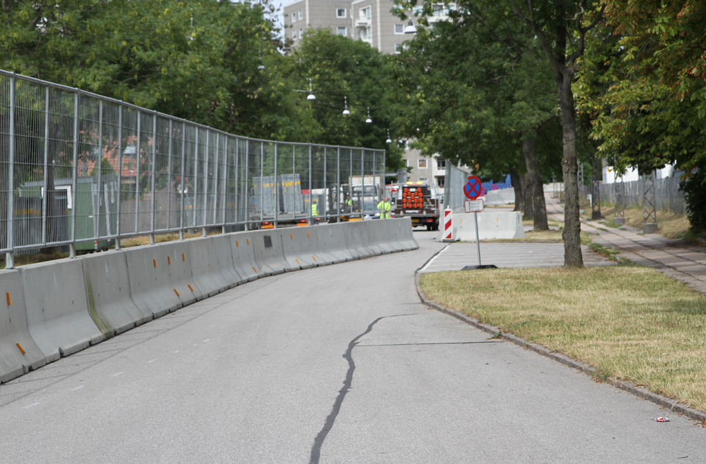 Del af pitlane området
(Foto: Motorsporten.dk)
